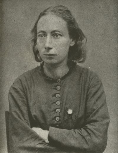 Louise Michel, Paris Kommune (s/h-billede) af French Photographer