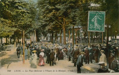 Lyon, Place Bellecour på musikkens tid af French Photographer