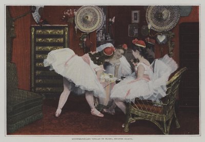 Mademoiselle Viollat ​​og Mademoiselle Blanc, andet motiv (farvefoto) af French Photographer
