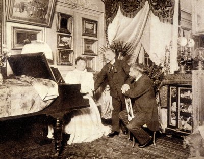 Mallarme og Manet - fotografering af French Photographer