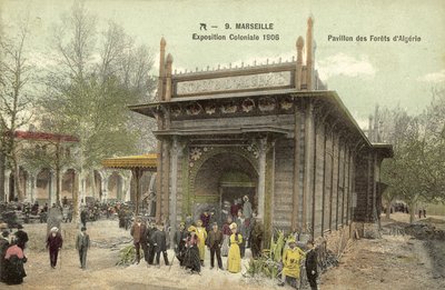 Marseille, kolonialudstilling 1906, Pavillon Des Forets D