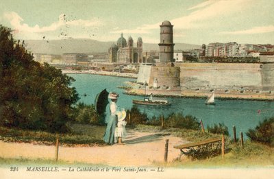 Marseille, Katedralen, Fort Saint-Jean af French Photographer