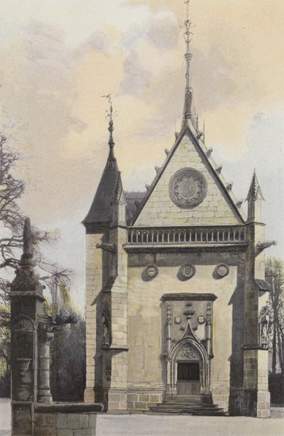 Meillant, Chapel of the Chateau og godt af French Photographer