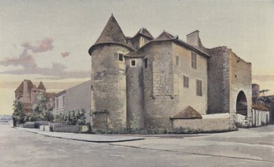 Mennetou-sur-Cher, Chateau, udsigt E af French Photographer