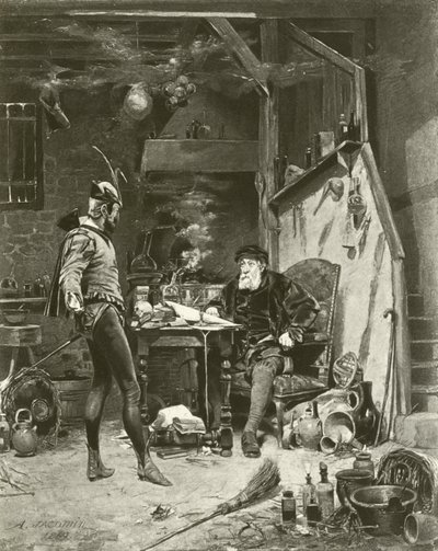 Mephistopheles og Faust (dybtryk) af French Photographer