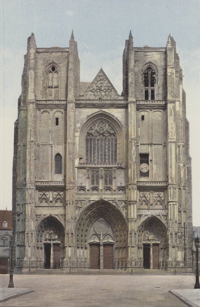Nantes, Cathedrale, Facade O af French Photographer