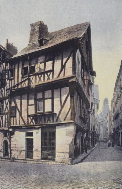 Nantes, Alte Häuser, Rue de la Juiverie von French Photographer
