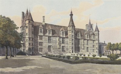 Nevers, Tidligere Ducal Chateau, Facade S af French Photographer