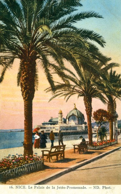 Nice, The Palace Of The Jetee Promenade af French Photographer