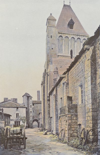 Nouaille, Old Abbey af French Photographer
