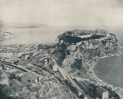 Gamle bydel i Monaco (s/h foto) af French Photographer