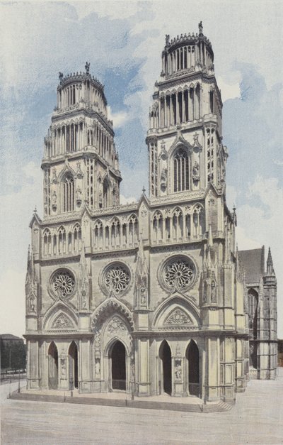 Orleans, Sainte-Croix-katedralen, Facade O af French Photographer