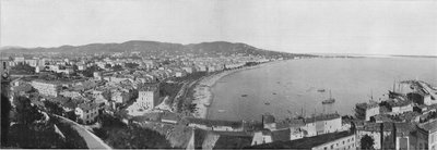 Panorama af Cannes (s/h foto) af French Photographer