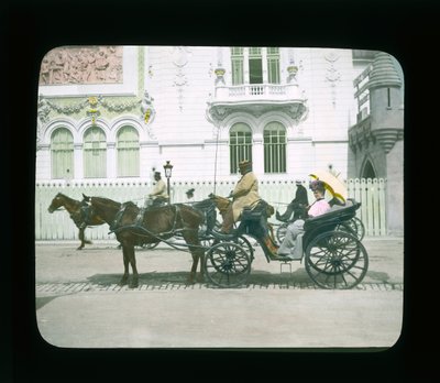 Paris-udstilling: Palace of Decorative Arts, Paris, Frankrig, 1900 (lanternerutsjebane) af French Photographer