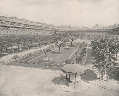 Paris: Palais Royals have (s/h-billede) af French Photographer