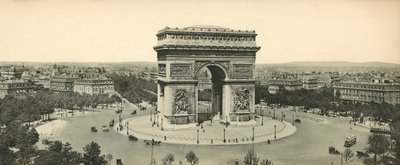 Paris, Triumfbuen, den ukendte soldats grav og Place de lEtoile, Triumfbuen? af French Photographer