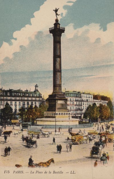 Paris, Place De La Bastille af French Photographer