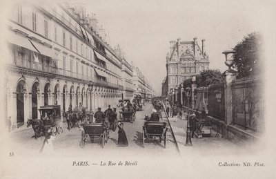 Paris, Rue De Rivoli af French Photographer