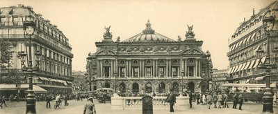 Paris, Opera Theatre and Place, Opera Theatre and Place af French Photographer
