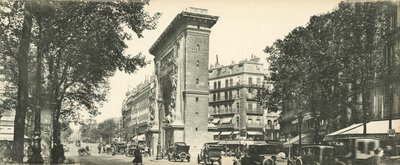 Paris, Perspective of the Grands Boulevards, La Porte St-Denis, Perspective of the Great Boulevards, St-Denis Gate af French Photographer