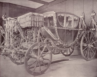 Paris: Royal Carriage, Musee Cluny (s/h-foto) af French Photographer