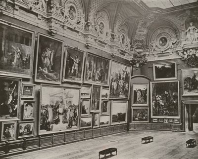Paris: Det nye franske galleri, Louvre-museet (s/h-foto) af French Photographer