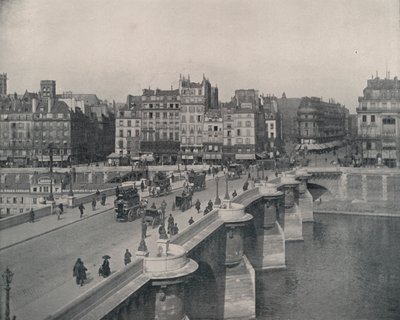 Paris: Pont Neuf eller den nye bro (s/h-billede) af French Photographer