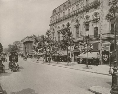 Paris: Renæssancens teater og Porte St Martin (s/h-billede) af French Photographer