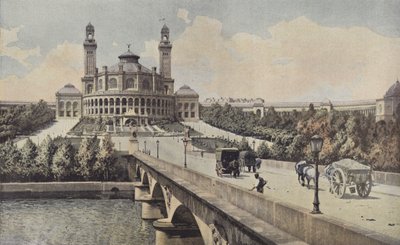 Paris, Udsigt over Trocadero-paladset af French Photographer