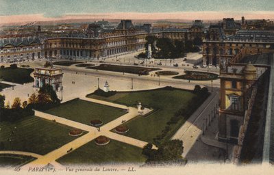 Paris, Vue generale du Louvre af French Photographer