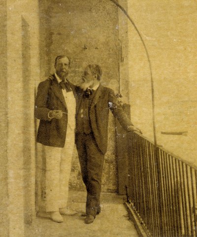 Paul DecoufTee (1846-1944) og Jean Morey Mounet Doney-Sully (Monet Sully) (1841-196) i San Sebastian af French Photographer