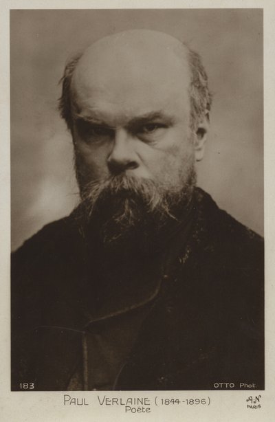 Paul Verlaine, fransk digter af French Photographer