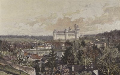 Pierrefonds, Generel udsigt taget fra klippen af French Photographer
