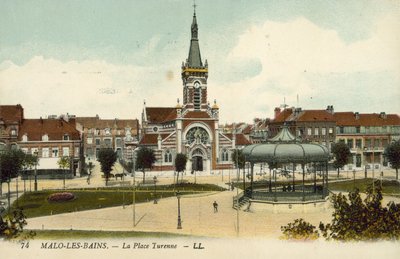 Place Turenne, Malo-les-Bains (farvefoto) af French Photographer