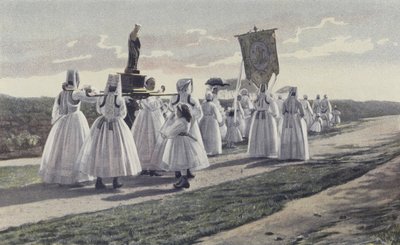 Ploare, Benådning, Procession på landet af French Photographer