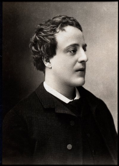 Portræt af Adolphe Leon Willette (1857-1926), fransk maler, illustrator, karikaturtegner og litograf. af French Photographer