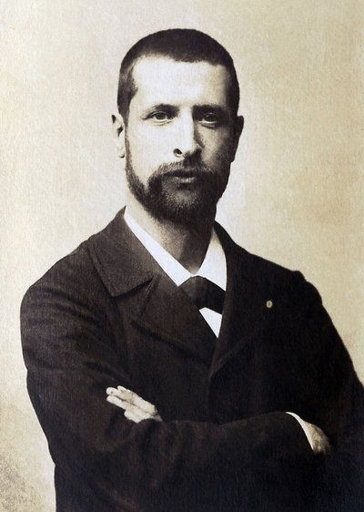 Portræt af Alexandre Yersin (s/h foto) af French Photographer