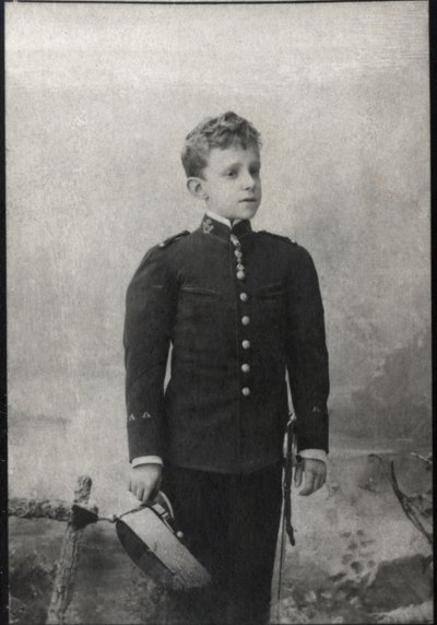 Portræt af Alfonso XIII af Spanien (1886-1941), konge af Spanien. af French Photographer