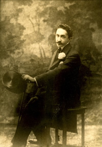 Portræt af grev Robert de Montesquiou af French Photographer
