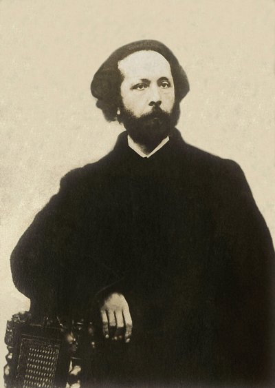 Portræt af Edouard Lalo (1823-1892), fransk komponist. Fotografi, slutningen af det 19. århundrede, Paris. af French Photographer