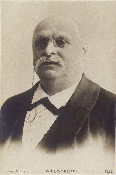 Portræt af Emile Waldteufel af French Photographer