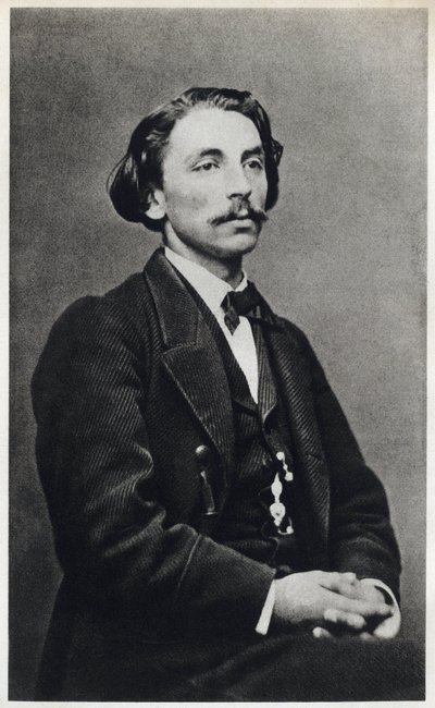Portræt af Etienne Mallarme dit Stephane Mallarme (1842-1898) i 1862, fransk digter. Fotografering af French Photographer