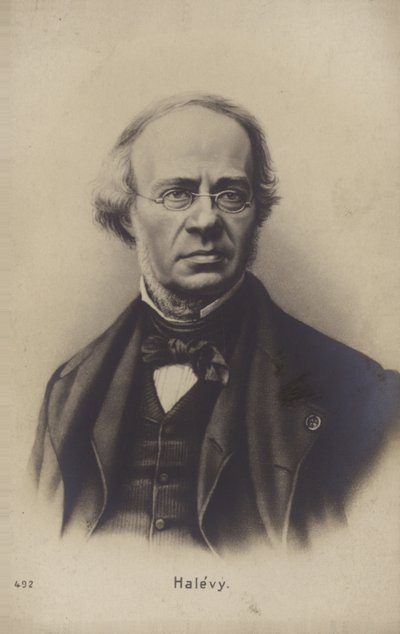 Portræt af Fromental Halevy af French Photographer