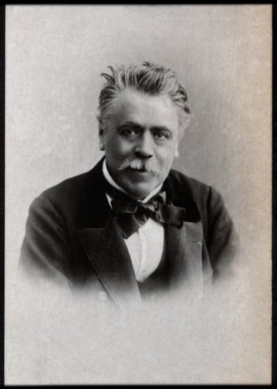 Portræt af Henri Francois Becque (1837-1899), fransk dramatiker. af French Photographer