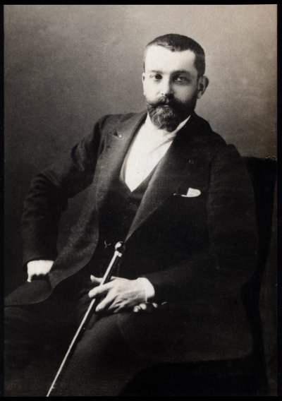 Portræt af Henri Gervex (1852-1929), fransk maler. af French Photographer