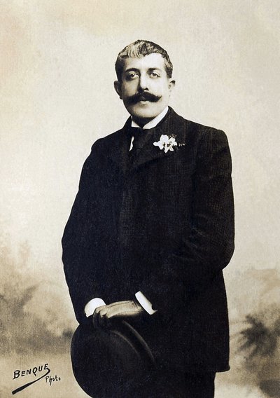 Portræt af Jean Lorrain (1855-1906), fransk forfatter. af French Photographer