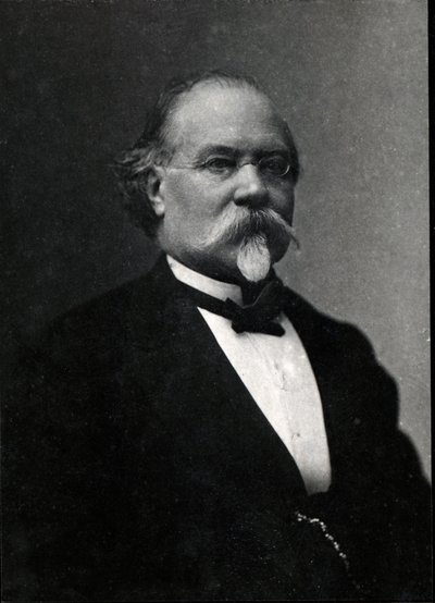Portræt af Louis Joseph Troost (1825-1911), fransk kemiker. af French Photographer