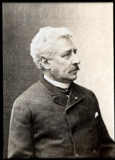Portræt af Olivier Metra (1830-1889), fransk dirigent og komponist. af French Photographer