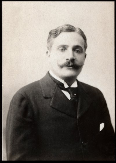 Portræt af Pierre Decourcelle (1856-1926), fransk forfatter. af French Photographer