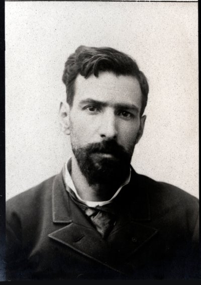 Portræt af Pietro Paolo Savorgnan di Brazza (1852-1905), Franco italiensk opdagelsesrejsende. af French Photographer